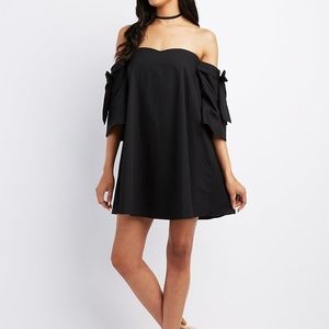 Black Off the Shoulder Dress